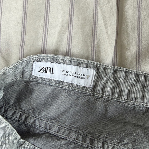 Zara Mid Waist Wide Pants - Picture 10 of 10